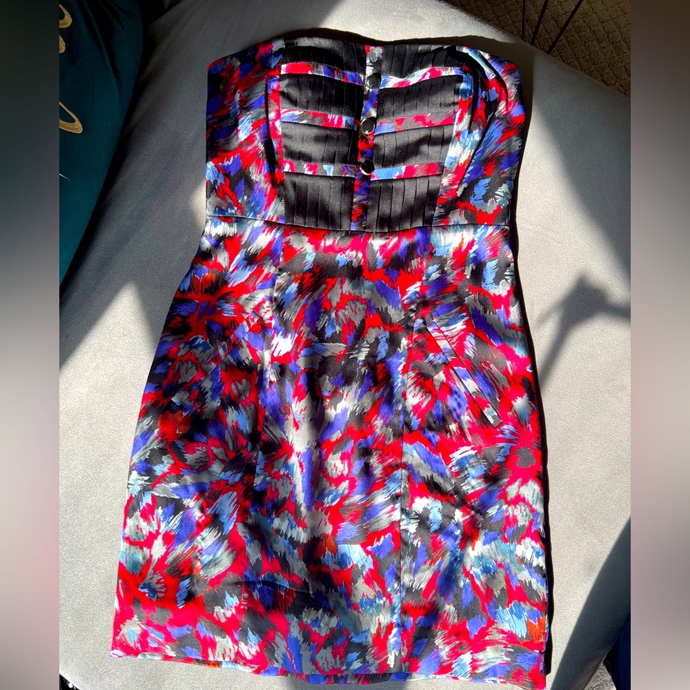 BCBG strapless dress